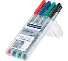 STAEDTLER Lumocolor non-perm. 0,4mm(S) 4 Farben ass., 311 WP4