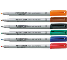 STAEDTLER Lumocolor non-perm. 1/2,5mm 6 Farben ass., 312 WP6