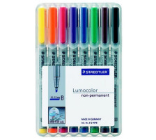 STAEDTLER Lumocolor non-perm. 1/2,5mm 8 Farben ass., 312 WP8