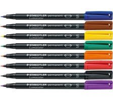 STAEDTLER Lumocolor permanent 0,4mm(S) 8 Farben ass., 313 WP8