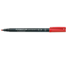 STAEDTLER Lumocolor permanent 1/2,5mm(B) rot, 314-2