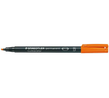 STAEDTLER Lumocolor permanent 1/2,5mm(B) orange, 314-4