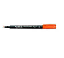 STAEDTLER Lumocolor permanent 1/2,5mm(B) orange, 314-4