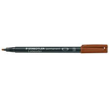 STAEDTLER Lumocolor permanent 1/2,5mm(B) braun, 314-7