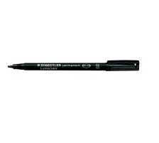 STAEDTLER Lumocolor permanent 1/2,5mm(B) schwarz, 314-9