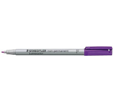 STAEDTLER Lumocolor non-perm. 0,6mm(F) violett, 316-6