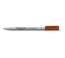 STAEDTLER Lumocolor non-perm. 0,6mm(F) braun, 316-7