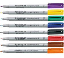 STAEDTLER Lumocolor non-perm. 0,6mm(F) 8 Farben ass., 316 WP8