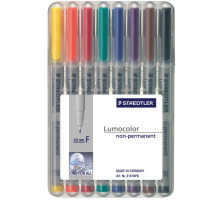 STAEDTLER Lumocolor non-perm. 0,6mm(F) 8 Farben ass., 316 WP8