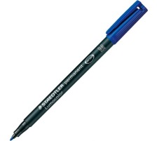 STAEDTLER Lumocolor permanent 1mm(M) blau, 317-3