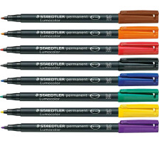 STAEDTLER Lumocolor permanent 1mm(M) 8 Farben ass., 317 WP8