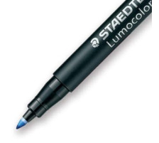 STAEDTLER Lumocolor permanent F 0.6mm blau, 318-3