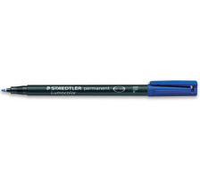 STAEDTLER Lumocolor permanent F 0.6mm blau, 318-3