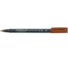 STAEDTLER Lumocolor permanent 0,6mm(F) braun, 318-7