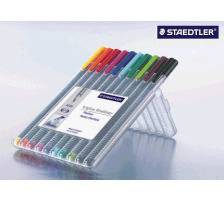 STAEDTLER Feinschr. triplus 334 0,3mm 10 Farben ass., 334 SB10