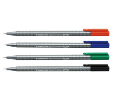 STAEDTLER Feinschr. triplus 334 0,3mm 4 Farben ass., 334 SB4