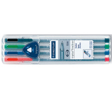 STAEDTLER Feinschr. triplus 334 0,3mm 4 Farben ass., 334 SB4