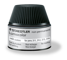 STAEDTLER Lumocolor non-perm. schwarz, 48715-9