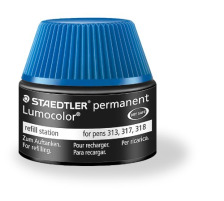 STAEDTLER Lumocolor permanent 15ml blau, 48717-3