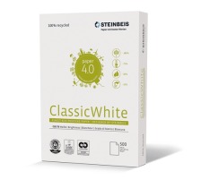 STEINBEIS Papier Classic White A4 80g, recycling 500 Blatt, 88080024