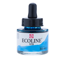 TALENS Deckfarbe Ecoline 30ml sky blue cyan, 11255781