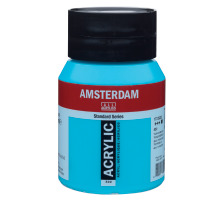 TALENS Acrylfarbe Amsterdam 500ml tuerkisblau, 17725222