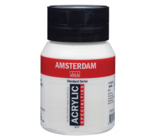 TALENS Acrylfarbe Amsterdam 500ml perlweiss, 17728172