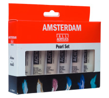 TALENS Amsterdam Starter Set Pearl Tne 6x20ml, 17820506