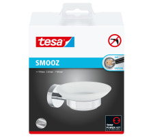 TESA Smooz Seifenhalter chrome, selbstklebend, 403240000