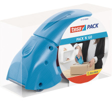 TESA Pack Dispenser 66mx50mm Pack'n'go blau, 511120000