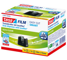 TESA Tischabroller EasyCut ecoLogo Smart, schwarz,1 Rl.eco&clear, 539040000