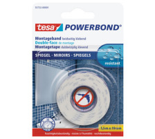 TESA Powerbond Spiegel 19mmx1.5m Montageband, doppelseitig, 557320000