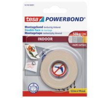 TESA Powerbond Indoor 19mmx1.5m Montageband, doppelseitig, 557400000