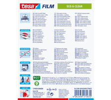 TESA Tesafilm eco&clear 19mmx33m Promo, 570690000