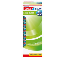 TESA Klebeband Eco & Clear 19mmx33m 8 Rollen, 570740000