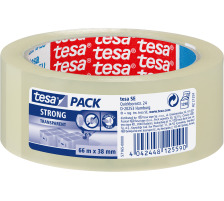 TESA Verpackungsband 38mmx66m transparent, 571650000