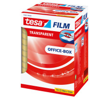 TESA Film Officebox 12mmx66m Transparent 12 Stck, 574030000