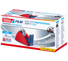 TESA Tischabroller EasyCut 33mx19mm rot/blau, 574210000