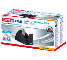 TESA Tischabroller EasyCut 33mx19mm schwarz, 574210000