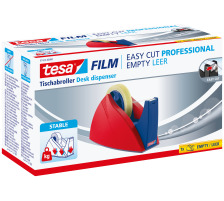 TESA Tischabroller EasyCut 66mx25mm rot/blau, 574220000