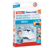 TESA Powerstrips Small 15x81mm ablsbar, doppelseitig 14 Stk., 575500001