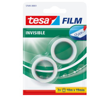 TESA Tesafilm 10mx19mm milchig weiss 2 Rollen, 57649-000