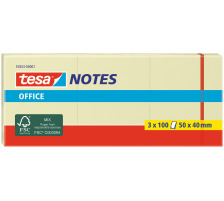 TESA Office Notes 40x50mm gelb 3x100 Blatt, 576530000