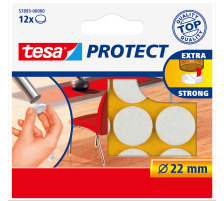 TESA Filzgleiter Protect 22mm weiss, rund 12 Stck, 578930000