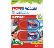 TESA Mini Kleberoller 6mx5mm ecoLogo perm. Blister, 598200000