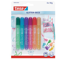 TESA Glitter Deco Candy Colors 6x10g 6 Stck, 599880000