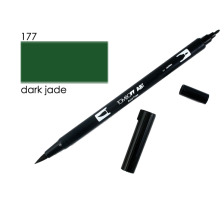 TOMBOW Dual Brush Pen dunkle jade, ABT 177