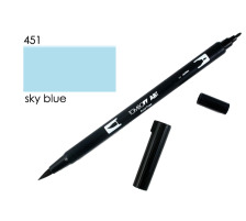 TOMBOW Dual Brush Pen himmelblau, ABT 451