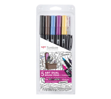 TOMBOW ABT Set Editon, 5xABT + 1xFudenosuke, ABT5PMH