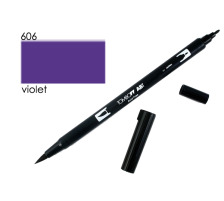 TOMBOW Dual Brush Pen violett, ABT 606